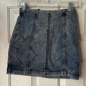 Free People Denim Mini Skirt
